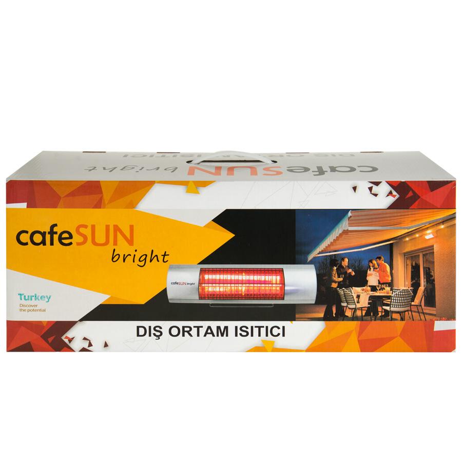 cafeSUN 2000 W Dış Mekan Isıtıcı Nikel