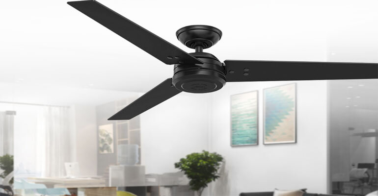 HUNTER 50624 52IN OUTDOOR PROTOS-MATTE BLACK