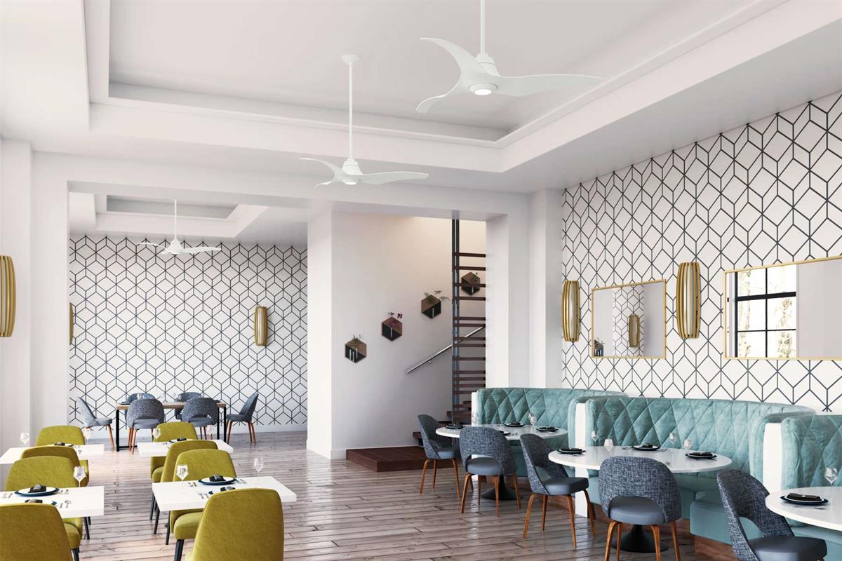 HUNTER 51129 60IN STINGRAY PORCELAIN WHİTE