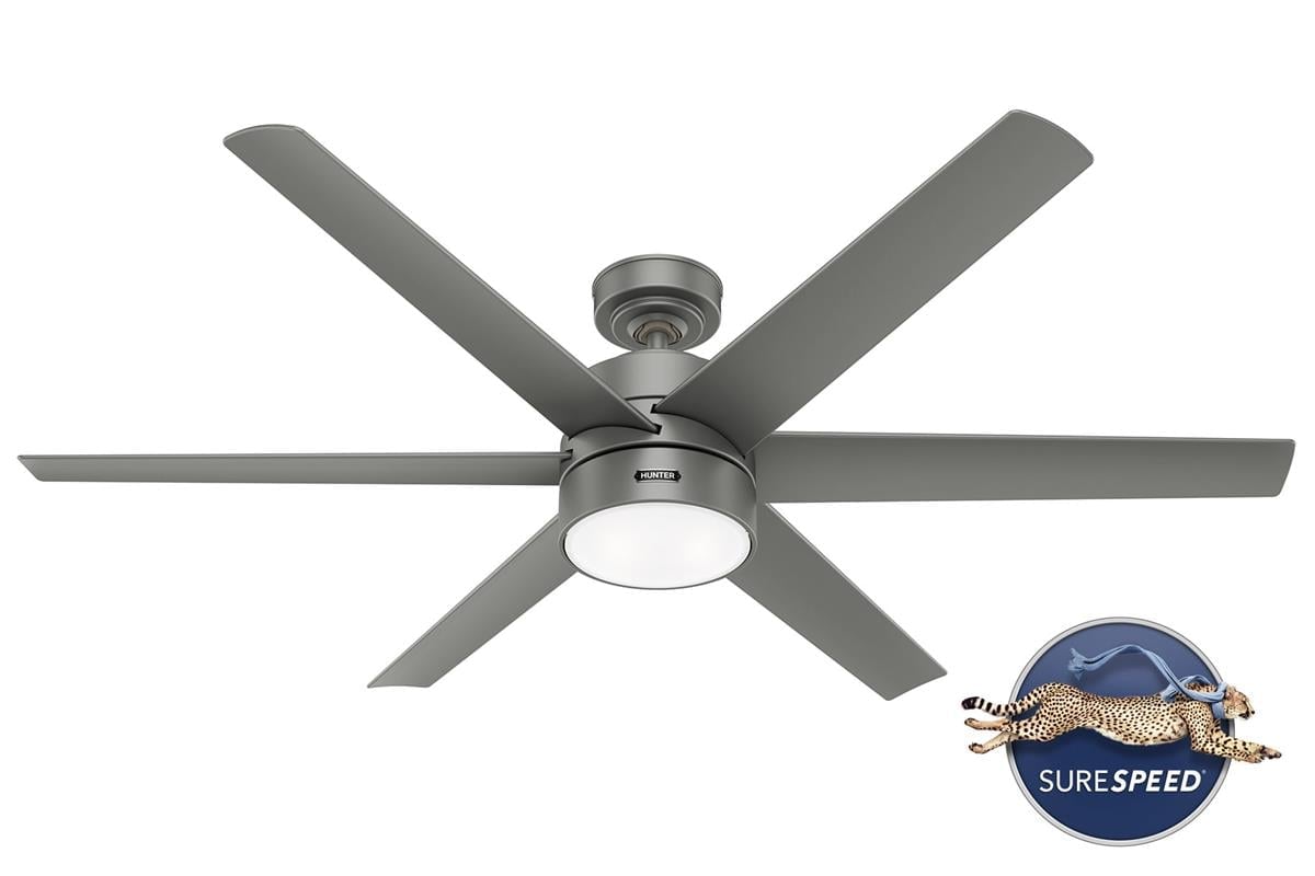 HUNTER 51767 60IN SOLOARIA-MATTE SILVER