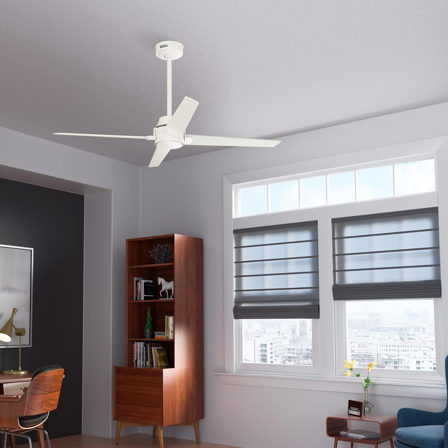 HUNTER 52863 52IN CORDELIA NO LIGHT FRESH WHITE