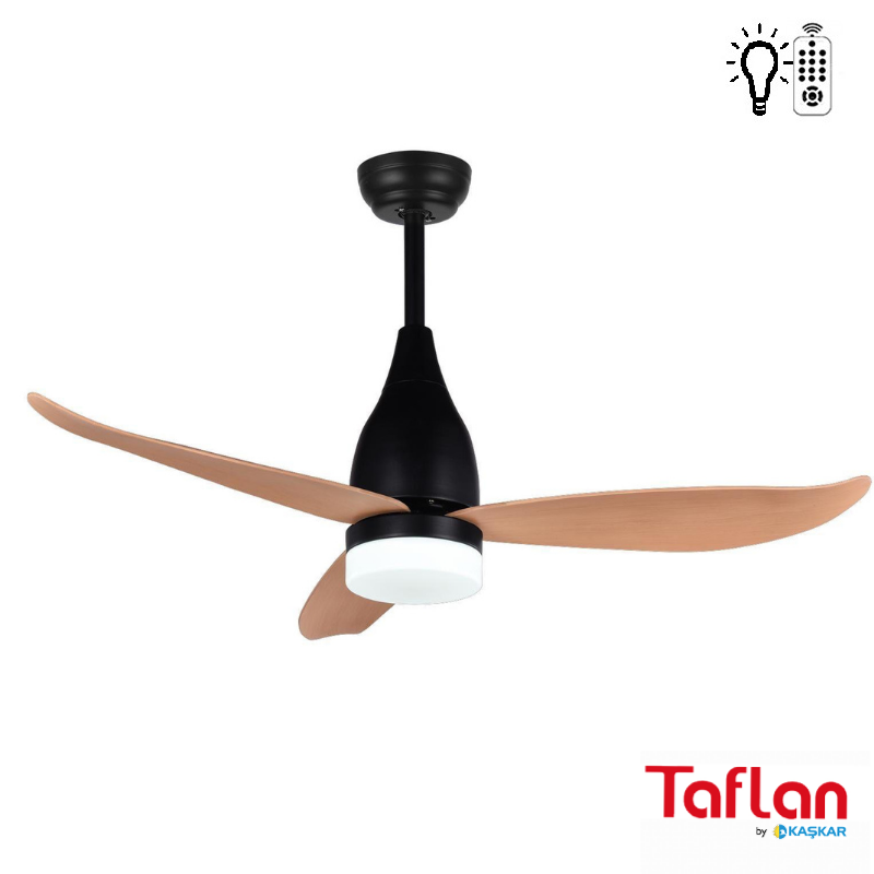 Kaşkar-Taflan D52070- Uzaktan Kum. Lambalı Tavan Vantilatörü