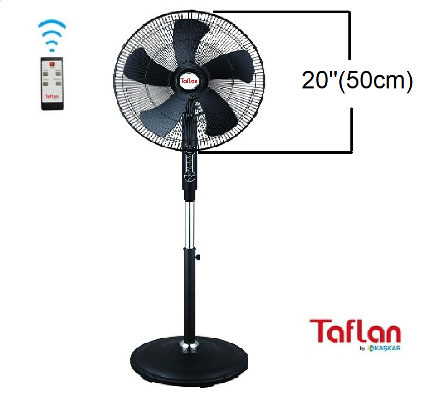 Taflan Fas-20PR Sanayi Tipi 150W Uz. Kum. Ayaklı Vantilatör / 20''