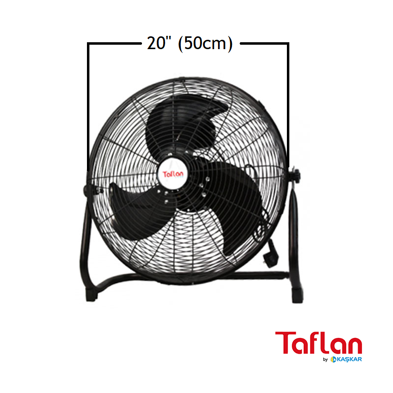 Taflan TX-20-F (FF500A) Sanayi  Tipi 130W Yer Vantilatörü / 20'' 
