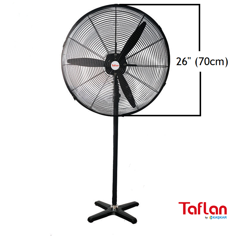 Taflan FL-650-G Sanayi Tipi 180W Ayaklı Vantilatör / 26''