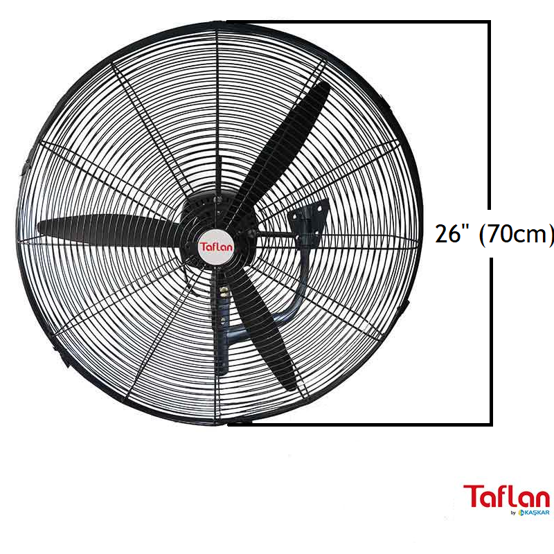 Taflan FLW-650-B Sanayi Tipi 180W Duvar Vantilatör / 26''