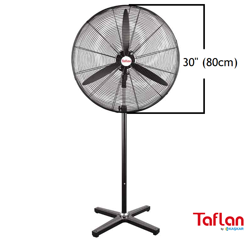 Taflan Fs-750 Sanayi Tipi 250W Ayaklı Vantilatör / 30''