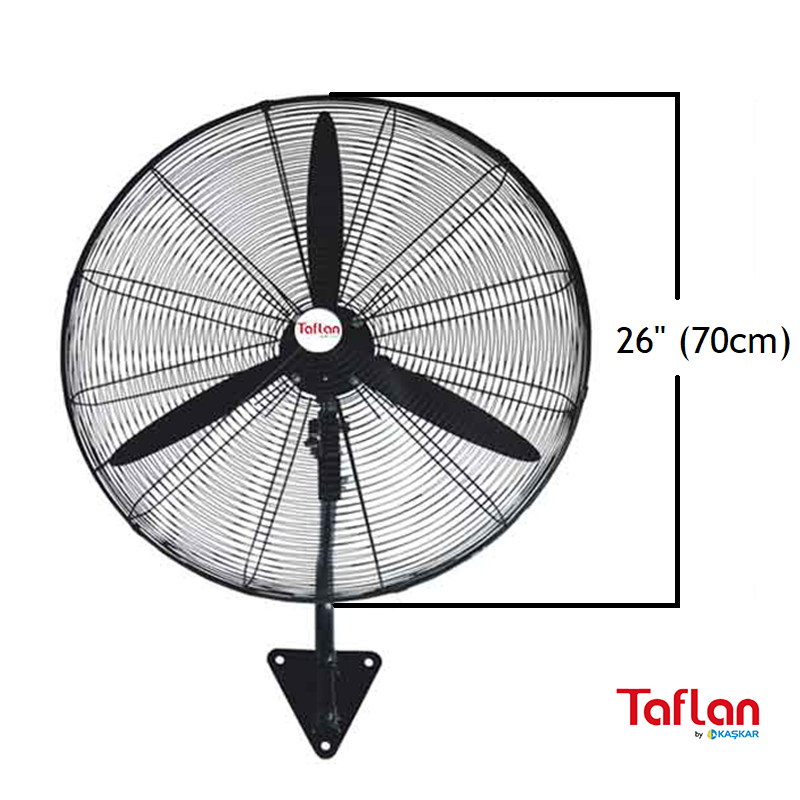 Taflan Fw-650 Sanayi Tipi 220W Duvar Vantilatörü / 26''