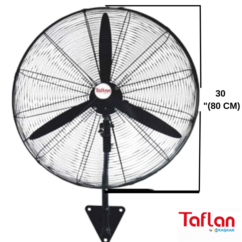 Taflan FW-750 Sanayi Tipi 250W Duvar Vantilatörü / 30''