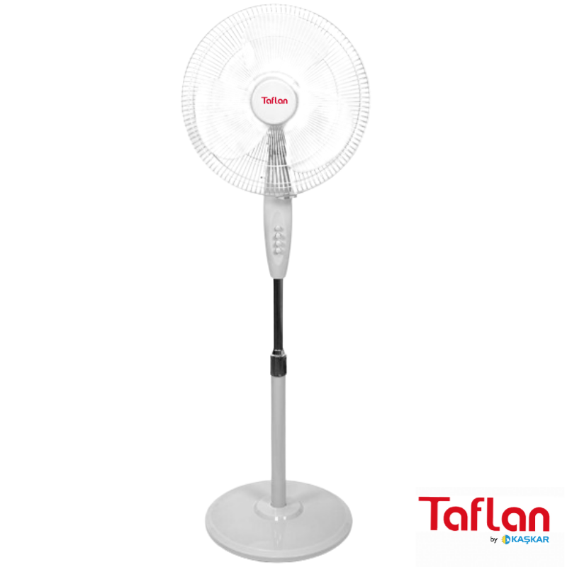 Taflan -TFL-16 Beyaz Ayaklı Vantilatör (40 cm)